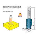 Cobolt HM Pluggfräs D=10 S=8