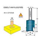 Cobolt HM Pluggfräs D=16 S=8