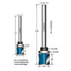 Cobolt Mallfräs m dubbla lager D=20