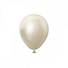 Latexballonger Professional Mini White Gold Chrome 100-pack