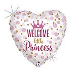 Folieballong Welcome Little Princess