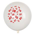 Ballonger Danska Flaggan 8-pack