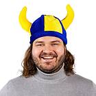 Vikingahjälm Blå/Gul One size