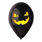 Ballonger Halloween Pumpa Svart 10-pack