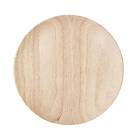 Bloomingville Nolia Plate, Natural, Rubberwood D: 25 cm