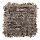 Bloomingville Darko Cushion, Natural, Cotton W: 50cm, H: 10 cm, L: 50 cm