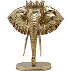 Kare Design Elephant Royal figur guld polyresin och akrylglas (H:57cm)