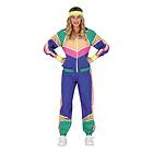 80-tals Joggingdress Dam Maskeraddräkt Large
