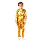 OppoSuits Boys Groovy Gold Kostym 122/128