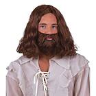 Perukset Jesus Brun One size