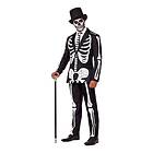 Suitmeister Skeleton Grunge Black Kostym Small