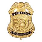 FBI-Bricka Guldfärgad