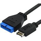 NÖRDIC USB Type-E - 20pin USB Header Adapter 30cm