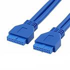 NÖRDIC 20pin USB 3.0 Header Extension Cable Female To Female 25cm