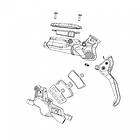 SRAM Level Ultimate Stealth 4p Disc Brake Caliper Silver