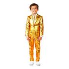 OppoSuits Boys Groovy Gold Kostym 110/116