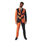 OppoSuits Suitmeister Jack-O Pinstripe Black Kostym Medium