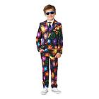 OppoSuits Suitmeister Boys Fireworks Black Kostym Small