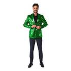 OppoSuits Suitmeister Paljettkavaj Grön Small