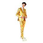 OppoSuits Teen Groovy Gold Kostym 170/176