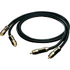 Oehlbach XXL Series Black Connection Master 2RCA - 2RCA 0.5m