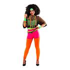 Wicked Costumes 80-tals Hotpants Neonrosa Medium/Large