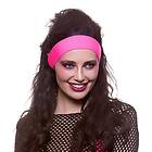 Wicked Costumes 80-tals Hårband Neonrosa One size