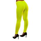 Wicked Costumes 80-tals Leggings Neongula Medium/Large