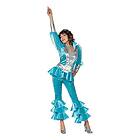 Wilbers & Wilbers Mama Mia Turkos Maskeraddräkt Medium/Large