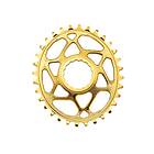 Absolute Black Chainring, Oval, Direct Mount 32T Raceface, Gold Gul