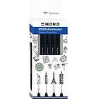 Tombow Fineliner MONO drawing set Bold (4)