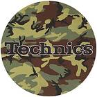 Technics Slipmat Logo Army