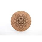 turntable Simply Analog Cork Platter Mat (Geo Printed)