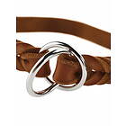 Hunter Solid Education Oxläderhalsband, halvstryp 55 Cognac