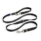 Curli Adjustable Leash Nylon Vävt Justerbart Hundkoppel Black Large