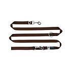 Curli Adjustable Leash Nylon Vävt Justerbart Hundkoppel Brown Medium