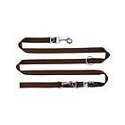 Curli Adjustable Leash Nylon Vävt Justerbart Hundkoppel Brown Large