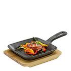 Küchenprofi BBQ Grill-/Serveringspanna med träfat 23x13 cm