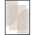 Gallerix Poster Abstract Lined No2 21x30 5561-21x30