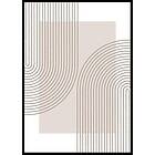 Gallerix Poster Abstract Lined No2 70x100 5561-70x100