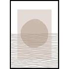 Gallerix Poster Abstract Lined No3 21x30 5560-21x30