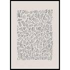 Gallerix Poster Abstract Mess Pattern 4603-21x30G