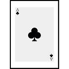 Gallerix Poster Ace Of Clubs 30x40 5147-30x40