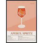 Gallerix Poster Aperol Spritz Cocktail 21x30 5143-21x30