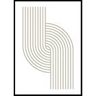 Gallerix Poster Art Lines No1 70x100 5294-70x100