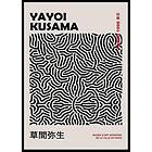 Gallerix Poster Black Pattern Yayoi Kusama 21x30 5168-21x30