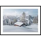 Gallerix Poster Cabin In Snow No2 4884-21x30G