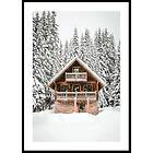 Gallerix Poster Cabin In Snow No4 50x70 4881-50x70