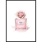 Gallerix Poster Chic Parfume Pink Rose 50x70 5044-50x70
