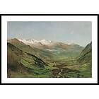 Gallerix Poster Das Gasteinertal I By Anton Romako 30x40 4910-30x40